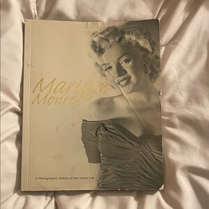 Marilyn Monroe Photographic History Book — Black & Cream Cover